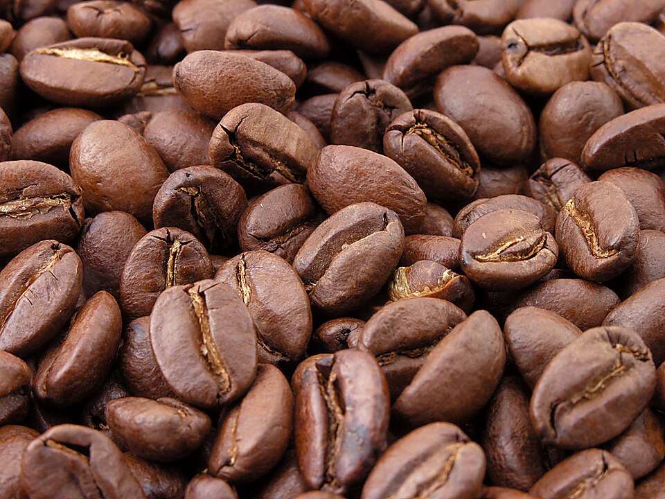 Café Arabica torréfié en grains, 1 kg
