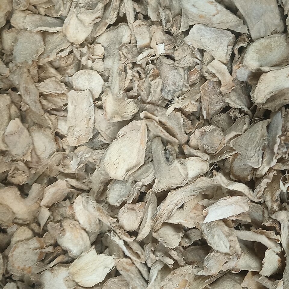 Gingembre séché en lamelles