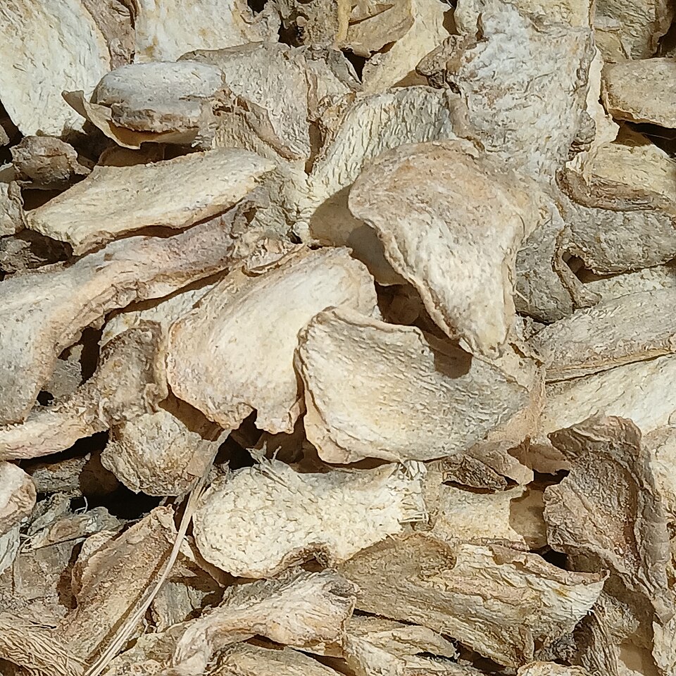 Gingembre séché en lamelles