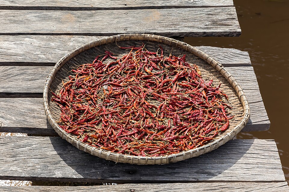 Piment fort séché