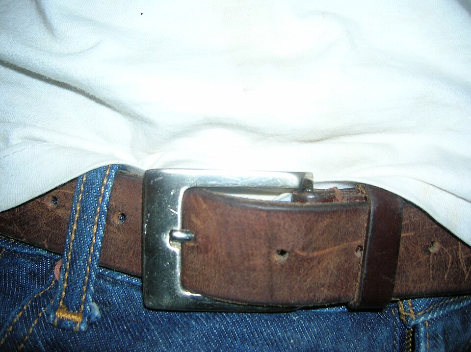 Ceintures en cuir tanné