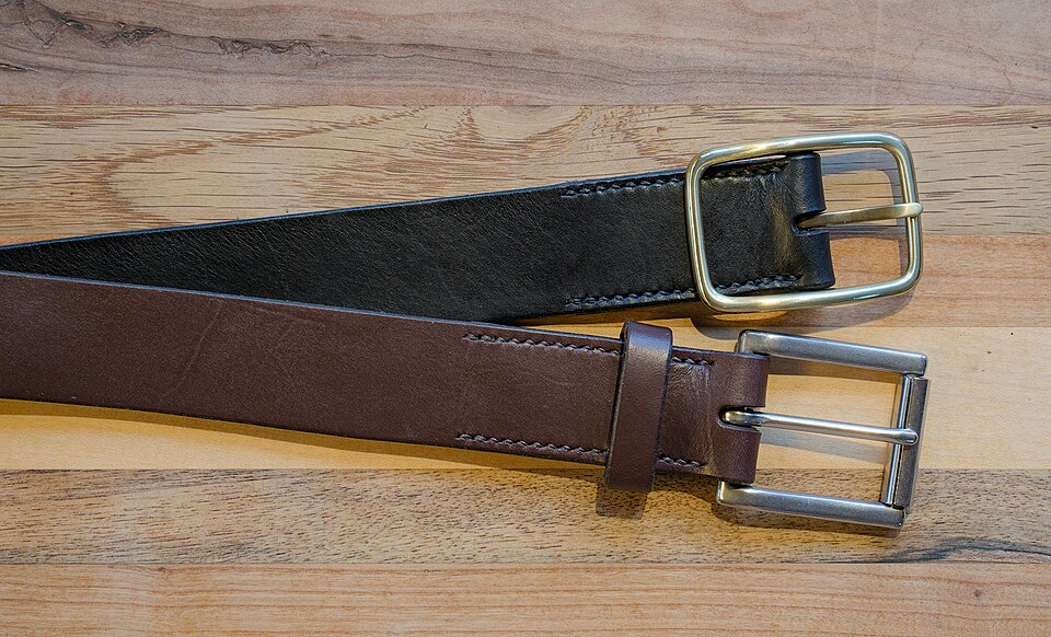 Ceintures en cuir tanné